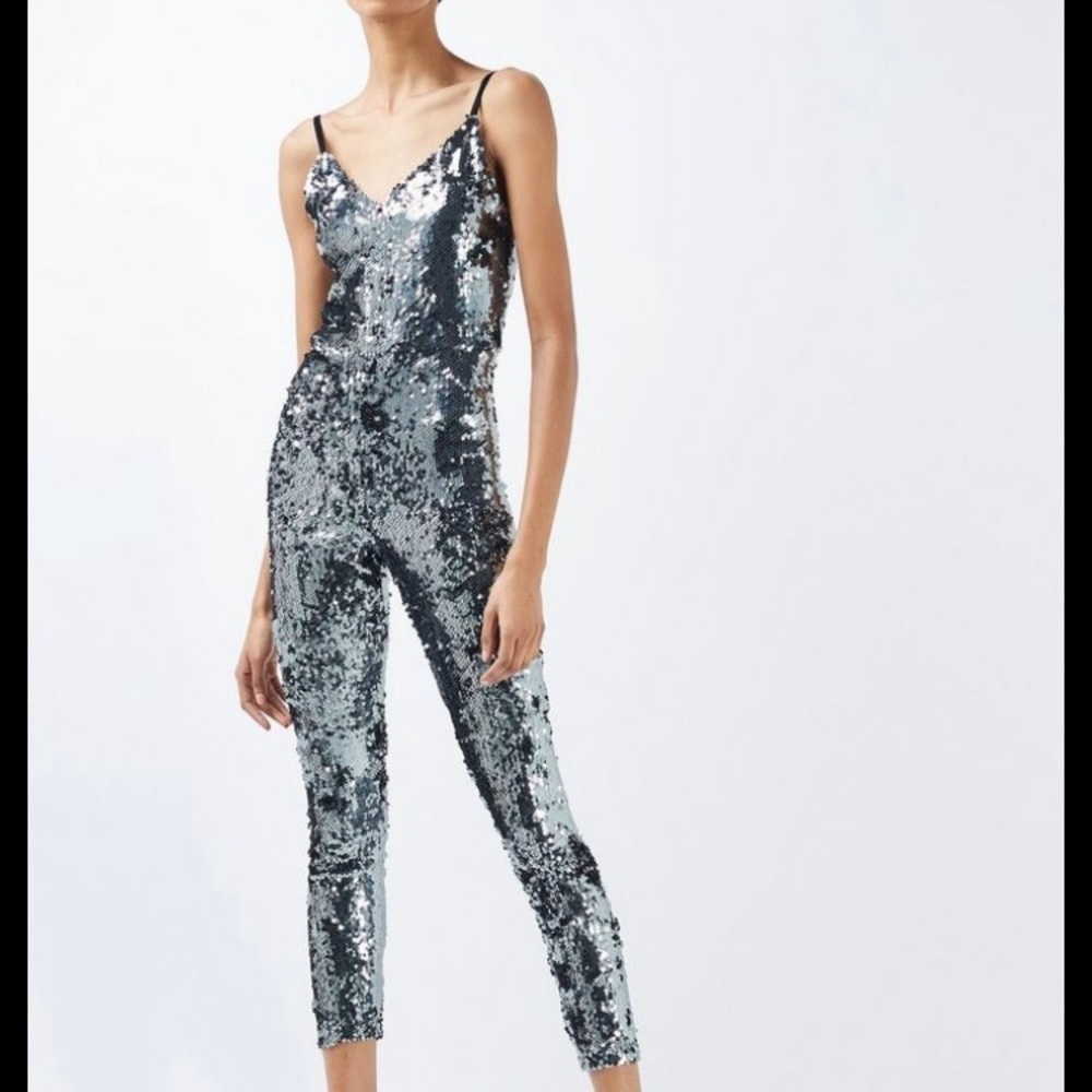 Topshop Jumped Sequined